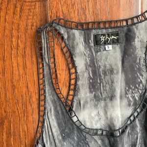 Biya Grey Wash Tie Dye Style Dress